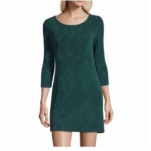 New | Trixxi Green Glitzy Dress | Women’s Large